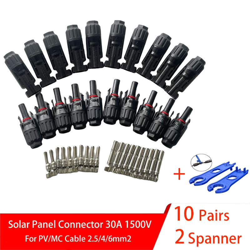 5/10 Pairs Solar Connectors PV - огляд і ціна Solar Cable Mc4 Connector