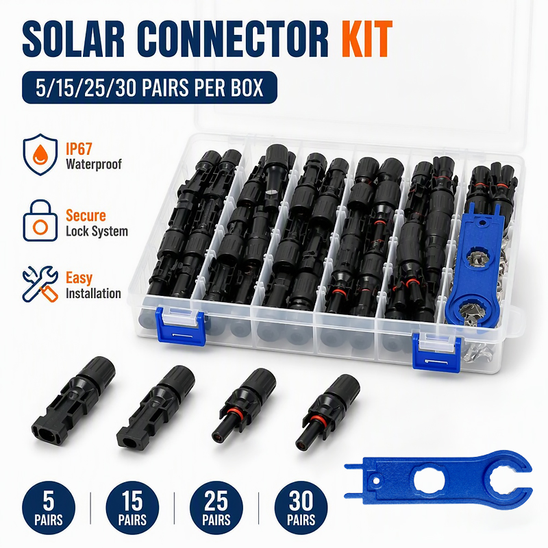 5/15/25/30 Photovoltaic Solar  - огляд і ціна Solar Cable Mc4 Connector