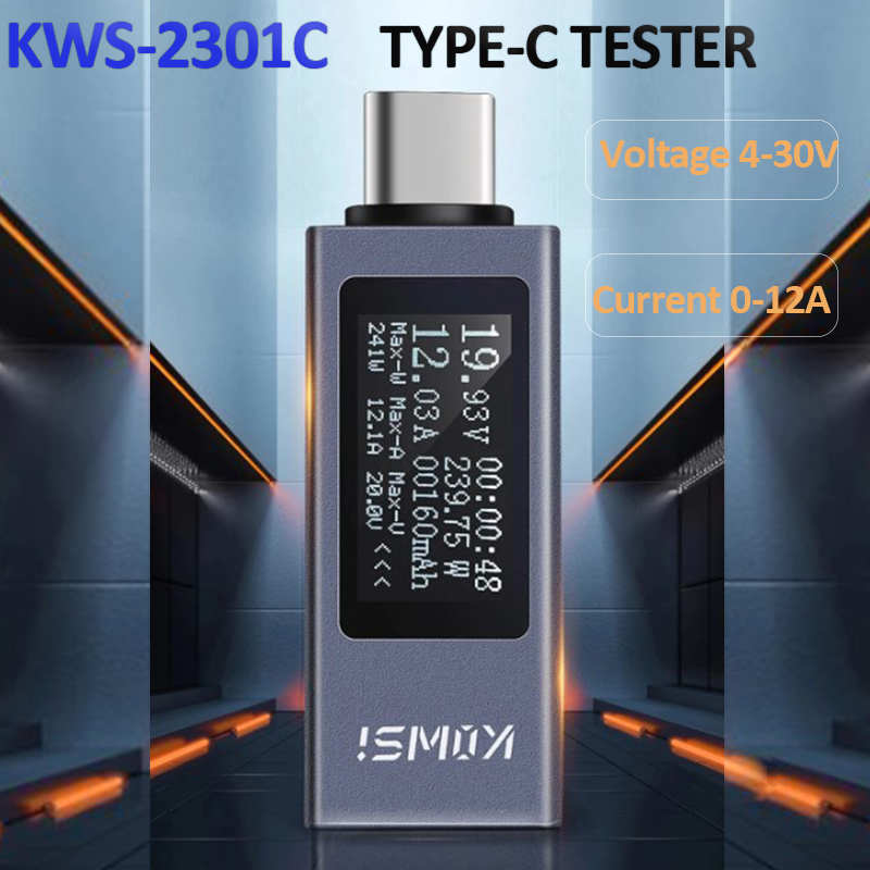 Type-C Current Voltage Monitor - огляд і ціна Battery Monitor Coulometer
