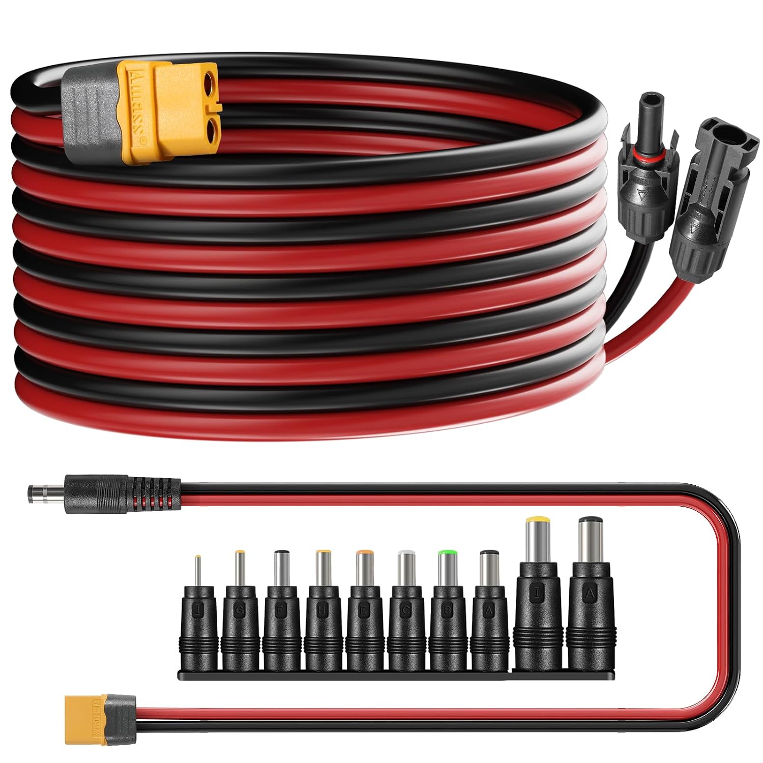 10ft 12awg Solar Cable Xt60 Ch - огляд і ціна Solar Cable Mc4 Connector