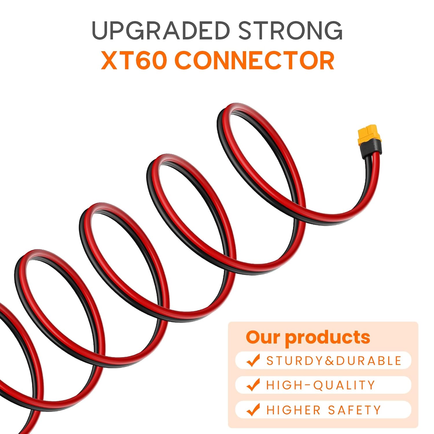 10ft 12awg Solar Cable Xt60 Ch - огляд і ціна Solar Cable Mc4 Connector