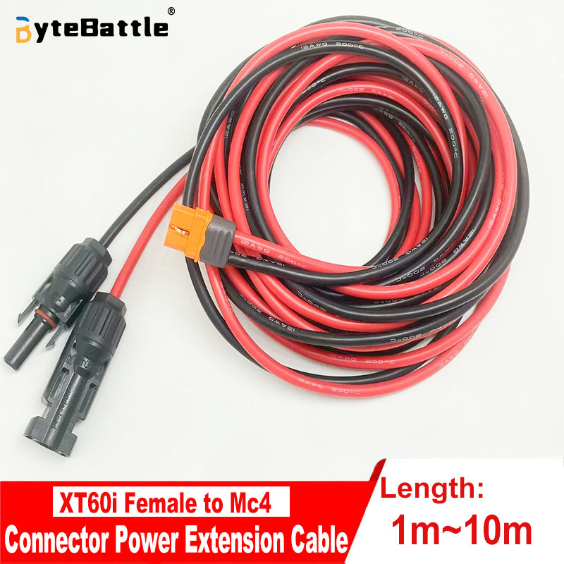 Solar to XT60i-F Cable 12AWG S - огляд і ціна Solar Cable Mc4 Connector
