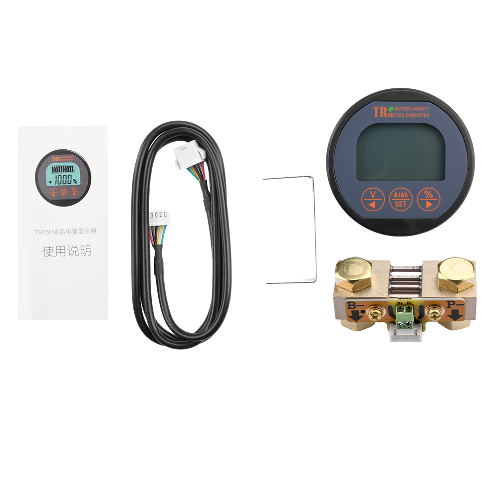 DC 8-80V 50A 100A 350A TR16 Ba - огляд і ціна Battery Monitor Coulometer
