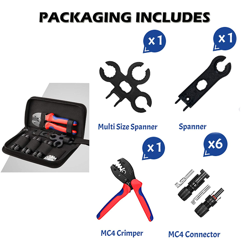 Solar Crimping Pliers Tools Ki - огляд і ціна Solar Cable Mc4 Connector