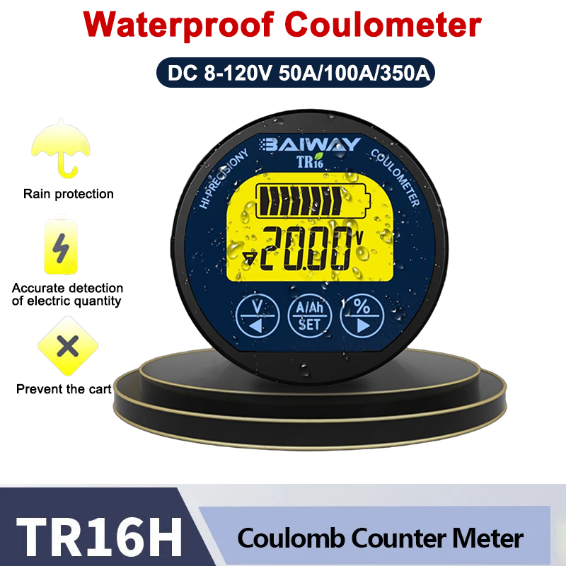 TR16H Waterproof Coulometer DC - огляд і ціна Battery Monitor Coulometer
