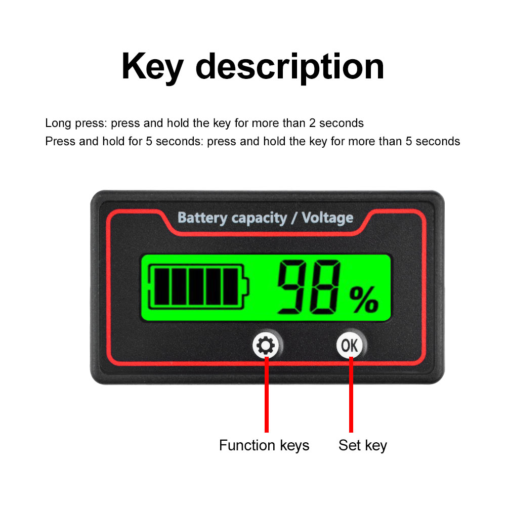 Car Battery Charge Level Indic - огляд і ціна Battery Monitor Coulometer