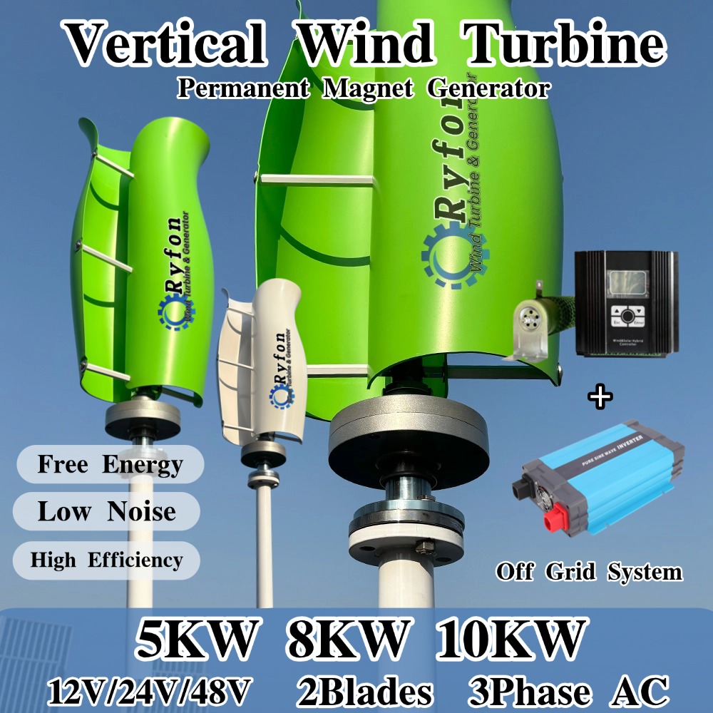 2Blades 5000W 8000W 10KW 24V 4 - огляд і ціна Wind Turbine Generator